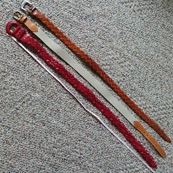 3 leather belts - Picture 3 of 5